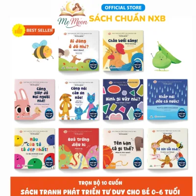 Sách Ehon - Phát Triển Tư Duy Cho Bé 0 - 6 Tuổi - Combo 10 Quyển Sách Song Ngữ Việt - Anh - Tiên Phong Books
