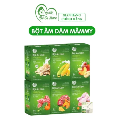 Bột ăn dặm Mămmy đầy đủ cho bé, bột mát dễ tiêu hóa giàu vitamin và bổ sung khoáng chất cho bé