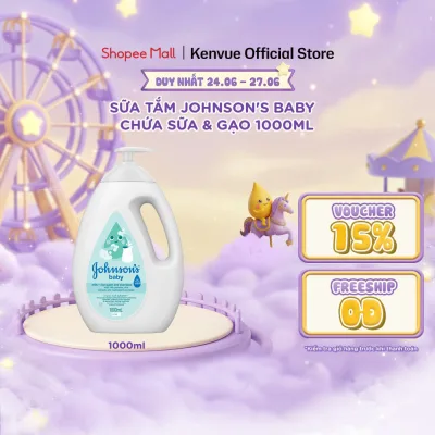 Sữa tắm Johnson's Baby chứa sữa và gạo 1000ml - 100979992