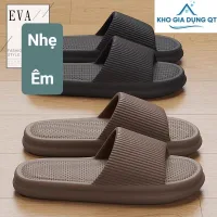 Dép đi trong nhà, dép văn phòng sọc quai ngang nam nữ, siêu nhẹ êm chân (GDQT)(D014)