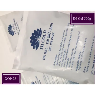 Đá Gel 500g dạng lỏng bảo quản giữ lạnh đồ thực phẩm đông lạnh không chảy nước [đá khô - không cần ngâm nước