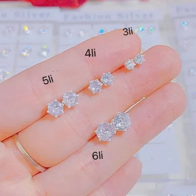 1 Piece of Omega Push-Up Stone for Men and Women in 925 Sterling Silver, 1 Piece Approx. - Hvj Jewelry