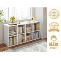 Kệ Gỗ [4 màu] Kệ Sách CÓ TẤM LƯNG Tổ Ong 2/3/4/6/8 Ô Đa Năng TIện Lợi Lắp Ráp Dễ Dàng Vừa Decor Vừa Đựng Sách