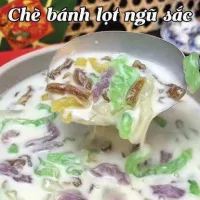 Set nguyên liệu nấu chè bánh lọt ngũ sắc Thảo mộc Mommy