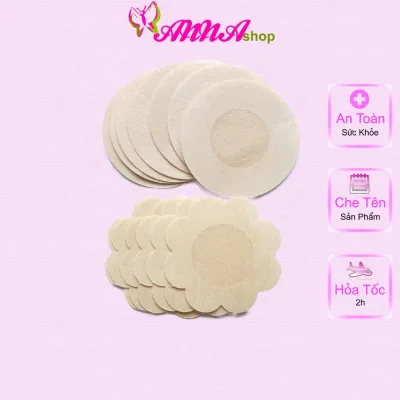 60 miếng dán ngực, dán ti giấy che nhũ hoa cao cấp đi biển thoải mái, nhỏ gọn (MS 01008) Anna Shop