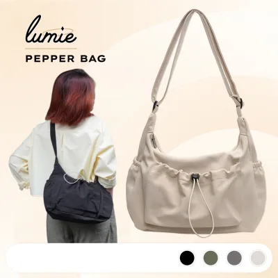 Túi Xách Nữ Pepper Vải Dù Nhiều Ngăn Tiện Lợi Đeo Vai Đeo Chéo Đi Học Đi Chơi Đi Làm - T_Pepper
