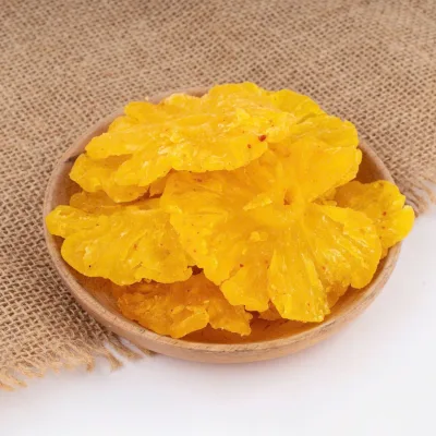 Thơm (khóm) sấy dẻo ít đường. Có hồ sơ công bố, xuất hóa đơn công ty đầy đủ