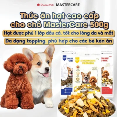 Hạt Cho Chó Tập Ăn Full Topping Ngon Miệng Dễ Ăn Đầy Đủ Chât Dinh Dưỡng 500g MasterCare For Pet