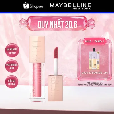 Son Bóng Lifter Gloss cho Đôi Môi Đầy Căng Mọng Kẹo cùng Hyaluronic Acid Maybelline New York 5.4ML