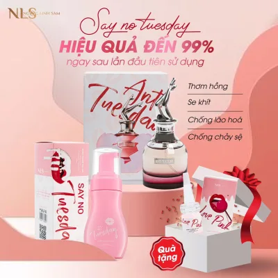 Dung Dịch Vệ Sinh Say No Tuesday & Nước Hoa Xịt Anti Tuesday - Combo Cho "Cô Bé" Thơm Hồng.