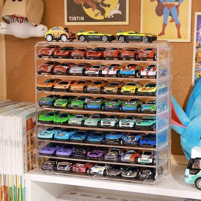 Bộ đồ chơi cảnh mô hình Acrylic Carpark 1 / 64 Quà tặng cho bộ sưu tập trẻ em (ô tô) VN