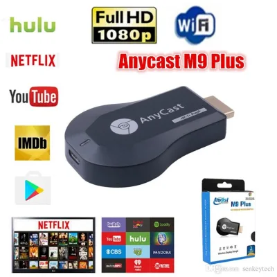 Anycast M9 Plus Wireless HDMI Transmits Images from Phones, Tablets to Tvs, Projectors Fast, Super Sharp