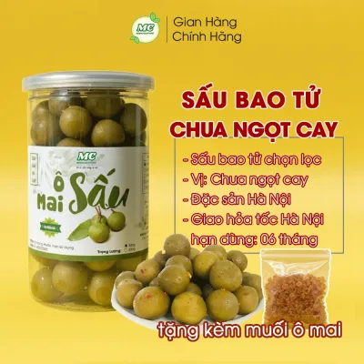Ô mai sấu giòn, sấu giòn chua ngọt, sấu giòn chua cay 100gr/50gr đặc sản Hưng Yên