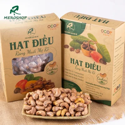 Combo 1Kg điều rang muối (2 túi/lon) Mẹ Rô. Có hồ sơ công bố, xuất hóa đơn công ty đầy đủ