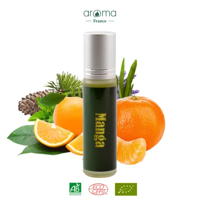 Natural perfume aroma incense leaves lemon, orange fruit, fruit pink-unisex manga