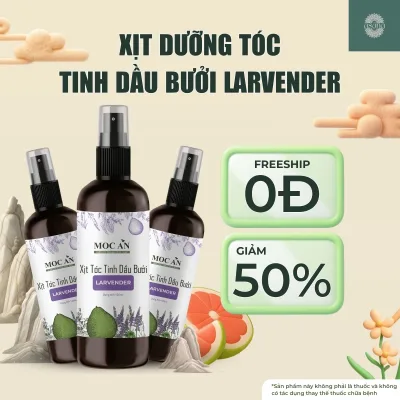 X3Bla120 - Combo of 3 Bottles of Grapefruit Peel Essential Oil Spray Green Skin & Lavender Essential Oil Moc an Haircare 120ml Supports Hair Loss Reduction, Hair Growth Hair Care