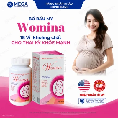 Bổ bầu Mỹ WOMINA, Bổ sung Vi khoáng chất thiết yếu cho phụ nữ mang thai