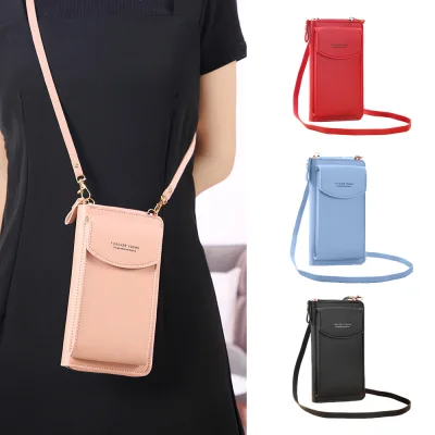 OKDEALS Túi Đựng Thẻ Mới Ví Da PU Đa Năng Cho Nữ Túi Đeo Vai Túi Xách Túi Đựng Điện Thoại Di Động