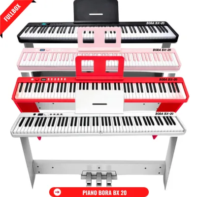 Đàn Piano Điện Bora BX 20 Gấp Gọn - 88 Phím Nặng Cảm Lực - Kết Nối Bluetooth + Chân Đàn +TPhone