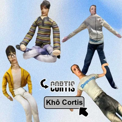 Khô CORTIS - Mô Hình Búp Bê CORTIS Có Khung Tạo Dáng - Quà Tặng Fan Kpop