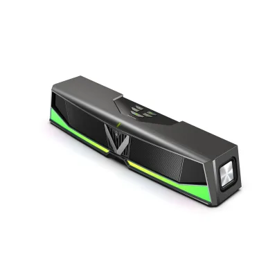 V5 Computer Speaker, Exquisite Design, Diverse Functions, Vivid Sound, Quiet, Beautiful Lighting Effects