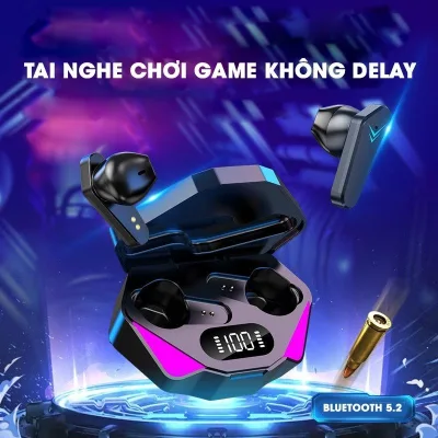 X15 Pro Gaming Headset Hifi Bluetooth 5.2 Headset 9D Waterproof Tws, Low Latency with Microphone Bass 3D Stereo Sound
