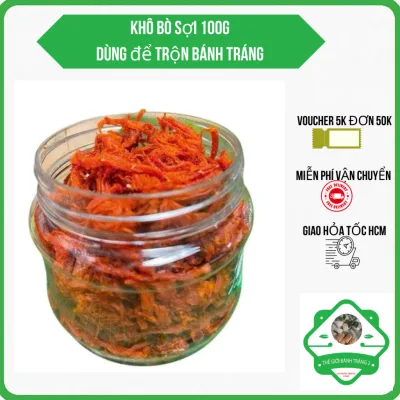 100g Jar of Beef Jerky Mixed with Rice Paper, Super Delicious! Super Delicious Snacks
