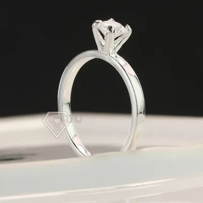 Personalized Silver Women's Ring with High-Quality Stones at Low Price Nn0178 - Tnj Jewelry