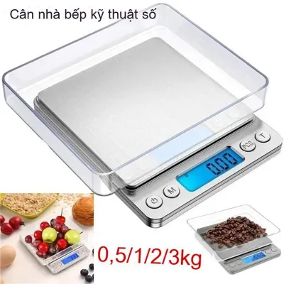 Cân Điện Tử Nhà Bếp, Cân Mini Bỏ Túi Chính Xác Dùng Để Cân Trang Sức, Cân Vàng, Gam, Dụng Cụ Nhà Bếp Và Thực Phẩm