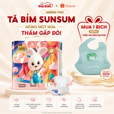 01 BỊCH Tã Bỉm SunSum Chính Hãng – Bỉm Khổng Lồ Giá Tí Hon | Tã Dán S/M/L & Tã Quần M-4XL | Siêu Nhiều Miếng