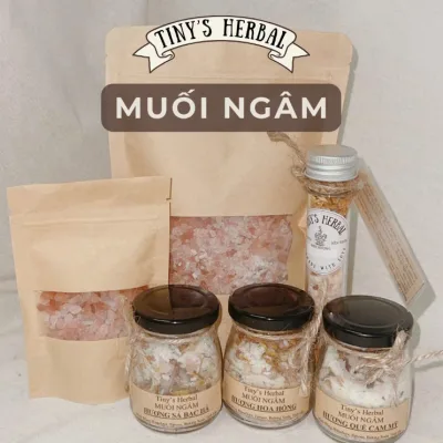 Muối ngâm Himalaya - Tiny's Herbal - Thư giãn - Ngủ ngon - Muối ngâm - Chăm sóc cá nhân