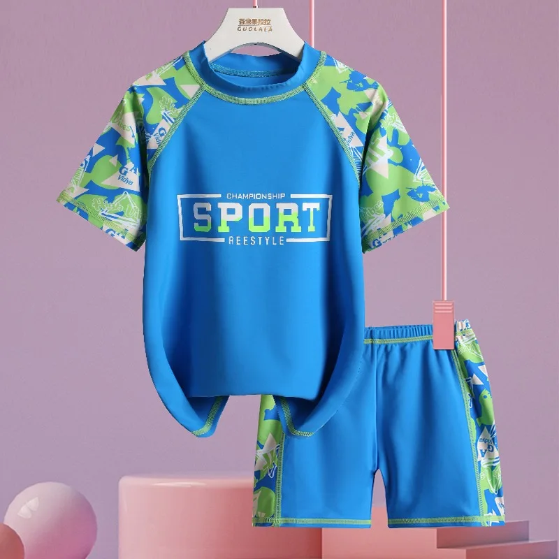 Đồ bơi bé trai, bộ bơi cho nam từ 10 - 68kg - Bộ Bơi Sport