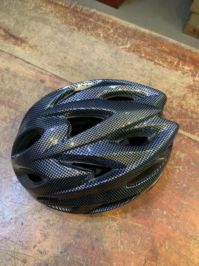 Nón Mũ Bảo Hiểm 2 Lớp Cao Cấp Màu Đen Vân Carbon Dành Cho Đi Xe Đạp Xe Máy Thay Đổi Được Kích Cỡ
