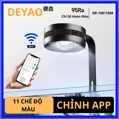 Đèn Lon Rọi DEYAO DR-150/150A - Chỉnh APP Kết Hợp 11 Chế Độ Màu, Lên Màu Cá Và Cây Thủy Sinh,Biotope