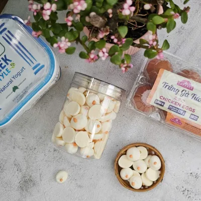 Snack Cakes Egg-Shaped Yogurt Cakes Are Delicious, with a Delicious Greek Yogurt Flavor, Crunchy and Nutritious