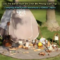 Lều Trẻ Em Đi Kèm Đồ Chơi Mô Phỏng Cắm Trại Camping Kids Forest Adventure LYD002C 34pcs Chi Tiết - EuroHome
