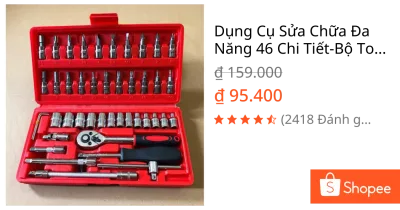 Dụng Cụ Sửa Chữa Đa Năng 46 Chi Tiết-Bộ Tovit Bỏ Túi Nhỏ Gọn Tháo Sửa Điện Thoại Laptop 24 Đầu Kèm Bao Da