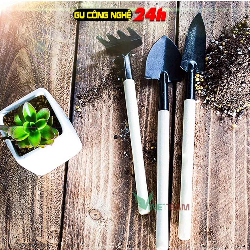 Bộ Dụng Cụ Làm Vườn Mini 3 Món Tiện Dụng