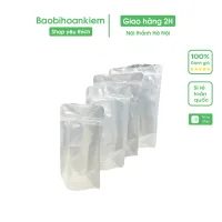 Túi Zip (Bạc) Đựng Bánh Kẹo Tết – Túi Zip Đựng Đồ Khô, Trà... - Bao Chống Ẩm, Khóa Miệng Tiện Lợi - Túi Đựng Đồ Ăn Vặt