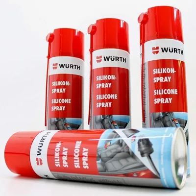 Chai xịt bôi trơn bảo dưỡng ô tô & công nghiệp Wurth Silicone Spray 500ml