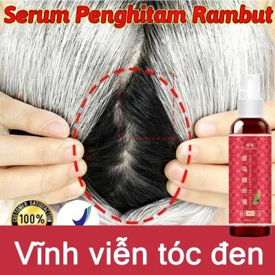 100% gốc Phun Serum cho tóc đen 100ml tóc nhanh chóng chuyển sang màu đen vĩnh viễn tóc đen thảo dược tự nhiên nhẹ nhàng chăm sóc cá nhân