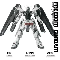 Mô hình Lắp ráp HG Freedom Mecha Fighter (đen), 1/144 Mô hình nhựa, Đồ chơi sưu tập
