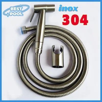 Vòi xịt bồn cầu vòi xịt nhà vệ sinh chất liệu INOX 304 ren tiêu chuẩn 21mm - BESTPOOL