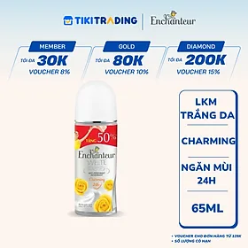 Lăn Khử Mùi Trắng Da Enchanteur Charming 50ml 0 1012040