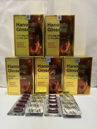 Combo 2 hộp Sâm Hanomin Ginseng (mẫu cũ: Homlamin) Viphar Hộp 60 viên nang mềm - Bổ sung vitamin và khoáng chất cho các trường hợp chán ăn, loạn dưỡng, mệt mỏi, gầy yếu, stress, phụ nữ có thai
