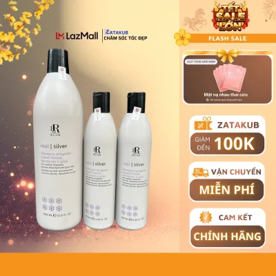 Rr Line Silver Star Shampoo 1000ml - Platinum Blonde Hair Care, Keeps Cold-Dye Hair Color