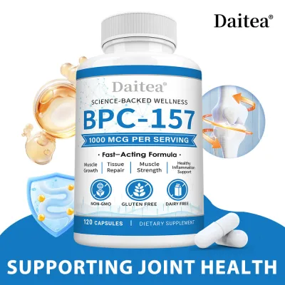 Thực phẩm chức năng Daitea BPC-157 hỗ trợ sức khỏe khớp và đường ruột, đồng thời tăng cường sức mạnh cơ bắp