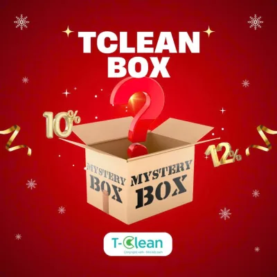 Hộp quà bí ẩn - làm sạch an toàn T-Clean: Chọn ngẫu nhiên: Viên vệ sinh, xịt làm sạch..