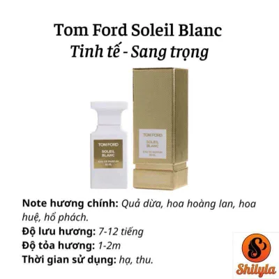 Tom Ford Soleil Blanc (White) - Genuine Unisex Perfume 10ml