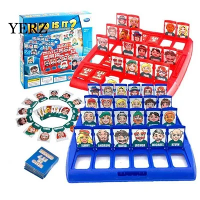 Yerz Who Is It Board Game Trẻ Em Vui Nhộn Cha Mẹ-Con Đảng Tương Tác Cờ Vua Và Thẻ Nhân Vật / Động Vật Đồ Chơi Xếp Hình